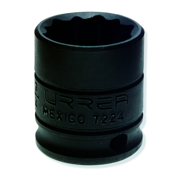 Urrea 3/8" drive, 12-point short impact socket 3/4" 7224